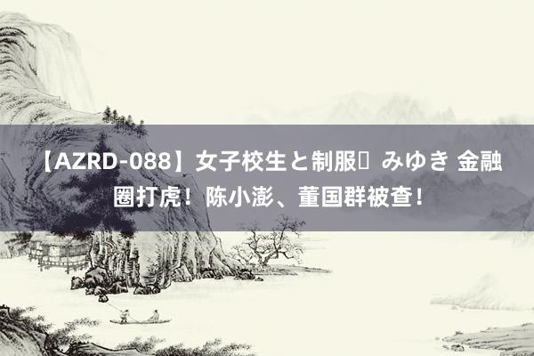 【AZRD-088】女子校生と制服・みゆき 金融圈打虎！陈小澎、董国群被查！