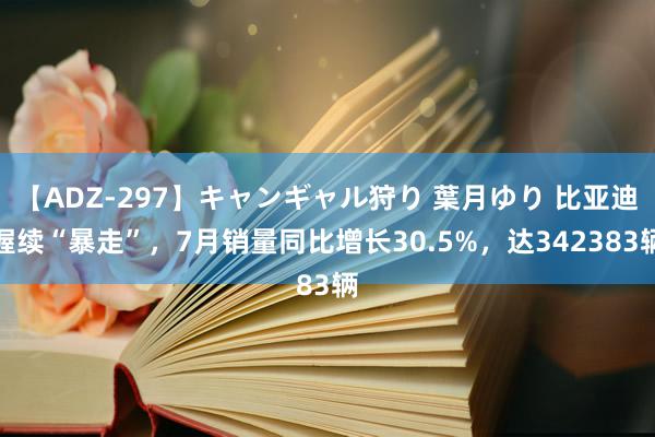 【ADZ-297】キャンギャル狩り 葉月ゆり 比亚迪握续“暴走”，7月销量同比增长30.5%，达342383辆