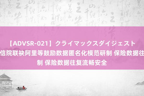 【ADVSR-021】クライマックスダイジェスト 姦鬼 ’10 中信院联袂阿里等鼓励数据匿名化模范研制 保险数据往复流畅安全