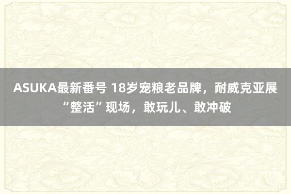 ASUKA最新番号 18岁宠粮老品牌，耐威克亚展“整活”现场，敢玩儿、敢冲破